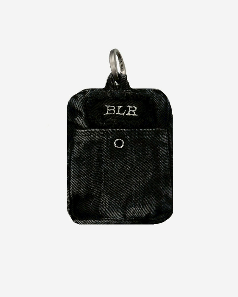 【BLR BLUER】Curved Flap Denim Coin Pocket