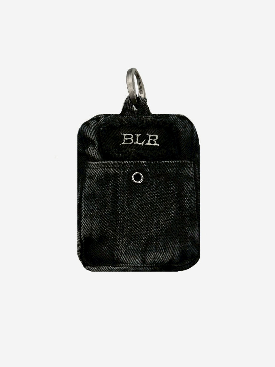 【BLR BLUER】Curved Flap Denim Coin Pocket