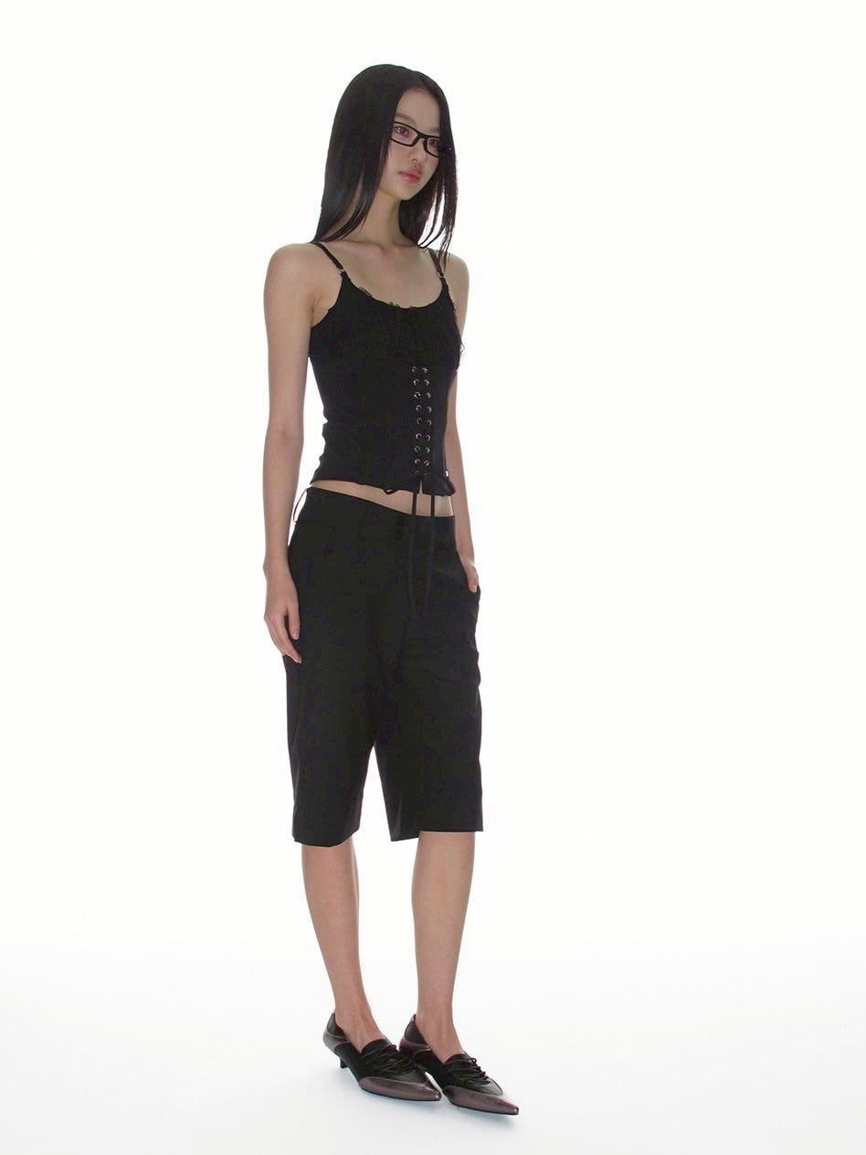 【CRANK】LACE CORSET SLEEVELESS TOP