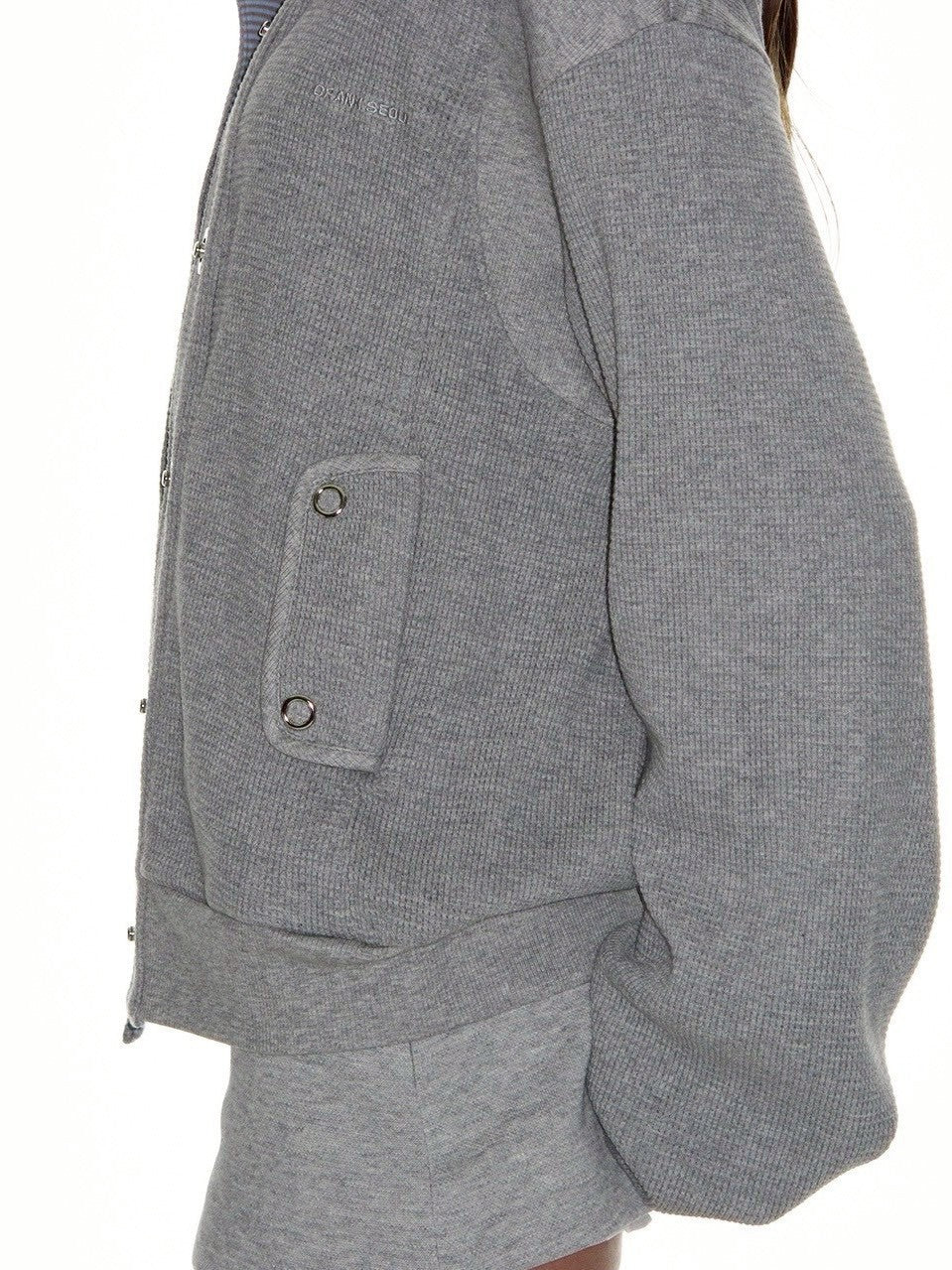 【CRANK】WAFFLE JERSEY EYELET JACKET