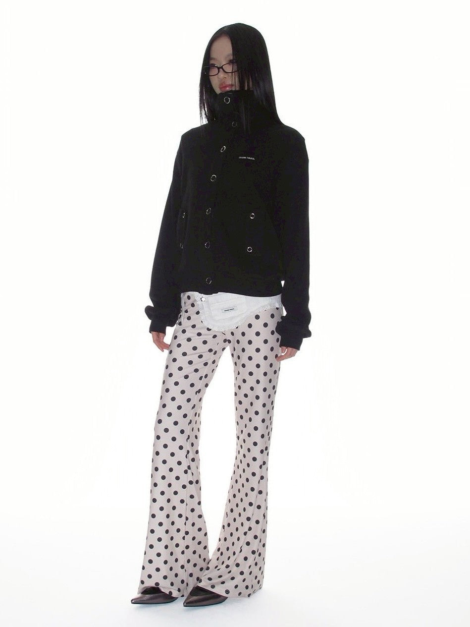 【CRANK】WAFFLE JERSEY EYELET JACKET