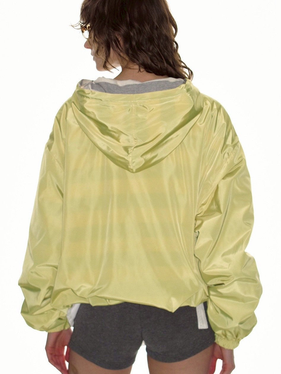 【CRANK】REVERSIBLE STRIPE HOODED WINDBREAKER