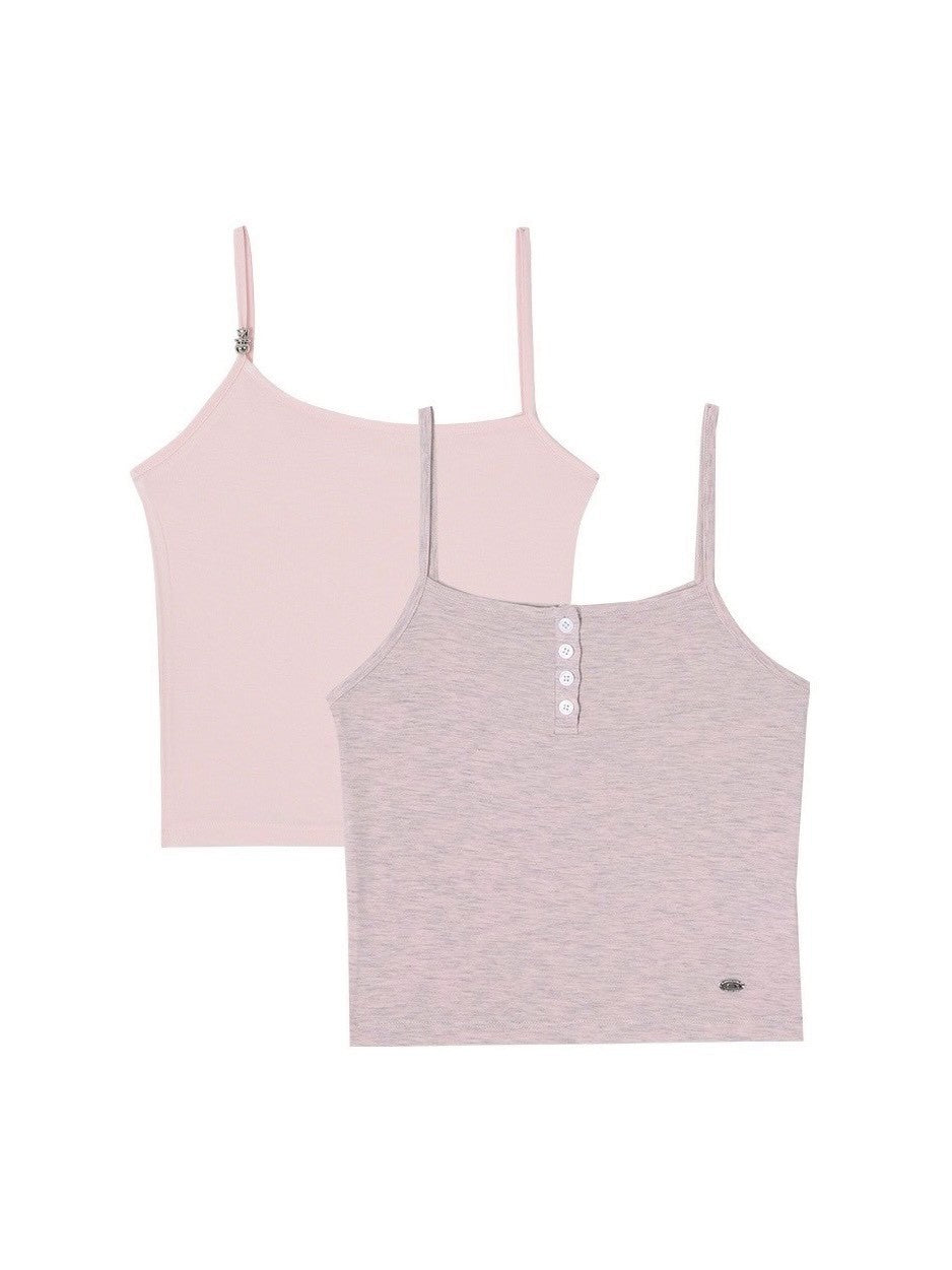 【CRANK】METAL STRAP SLEEVELESS SET