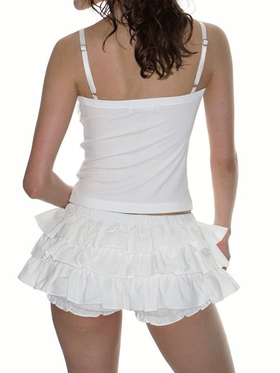 【CRANK】TIERED MICRO SKIRT PANTS