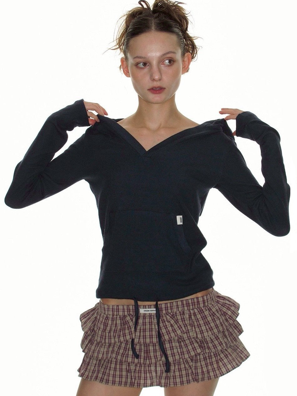 【CRANK】TIERED MICRO SKIRT PANTS