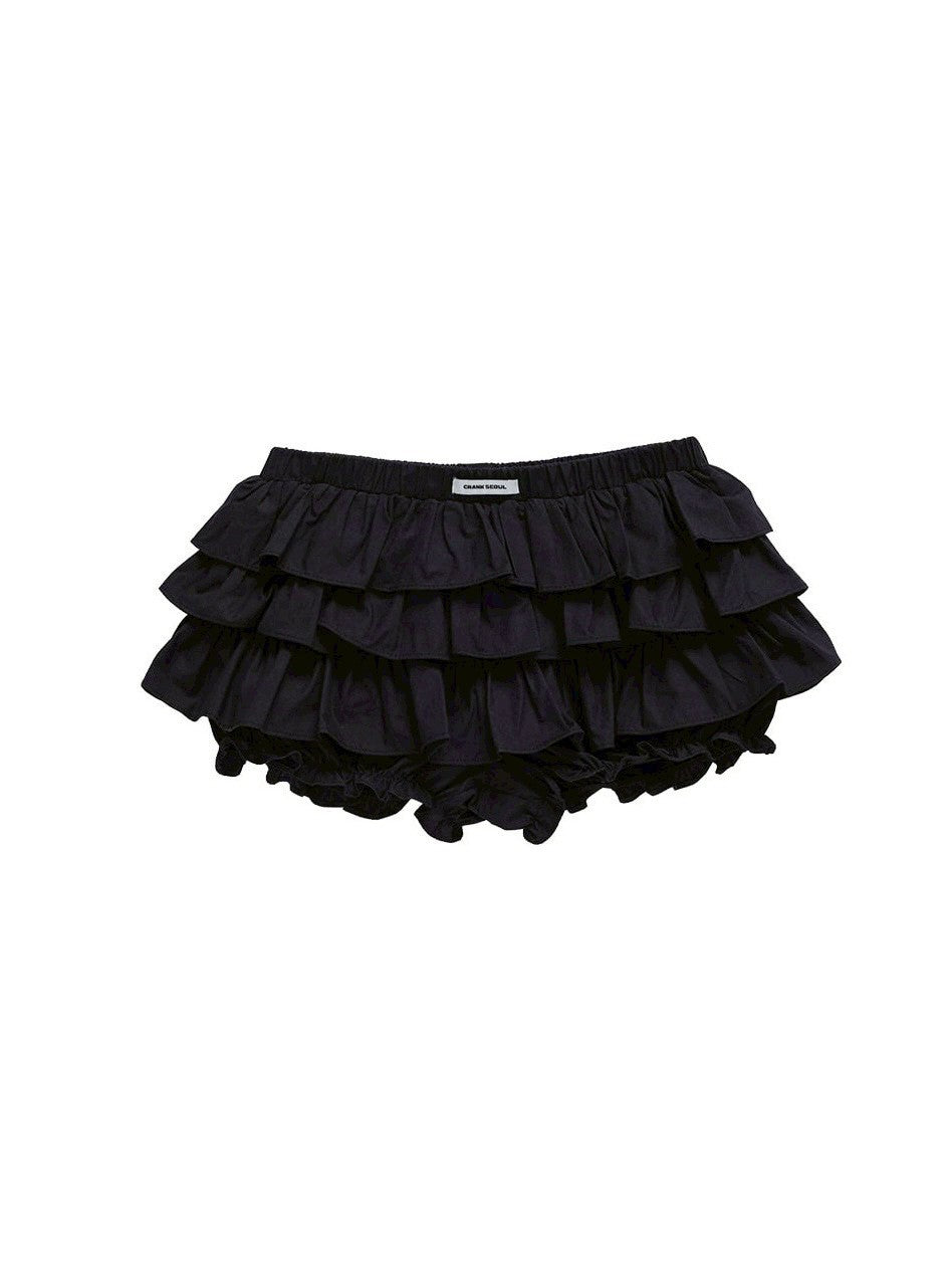 【CRANK】TIERED MICRO SKIRT PANTS