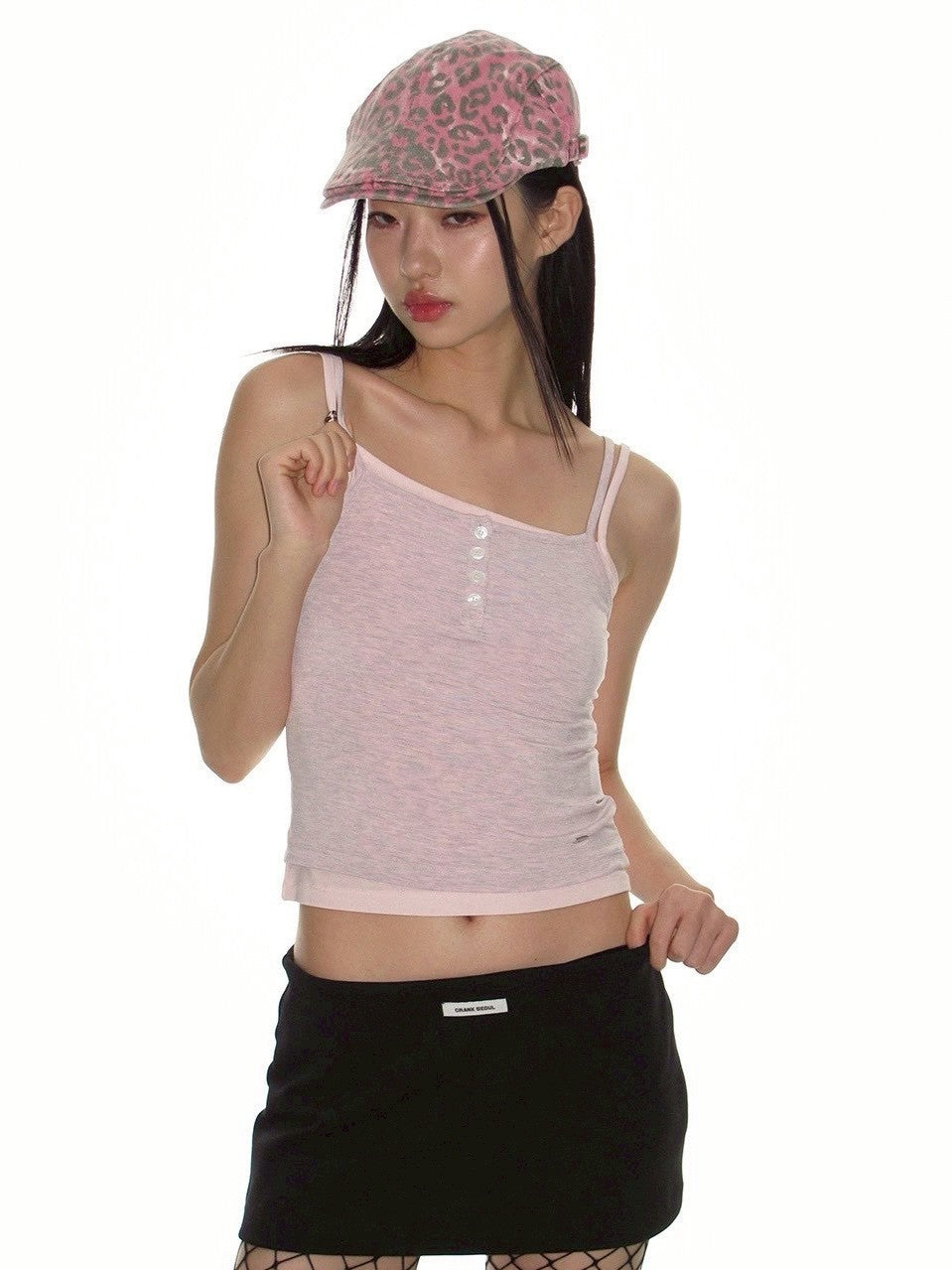 【CRANK】METAL STRAP SLEEVELESS SET
