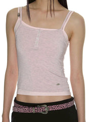 【CRANK】METAL STRAP SLEEVELESS SET