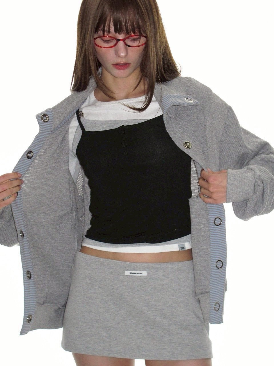 【CRANK】METAL STRAP SLEEVELESS SET
