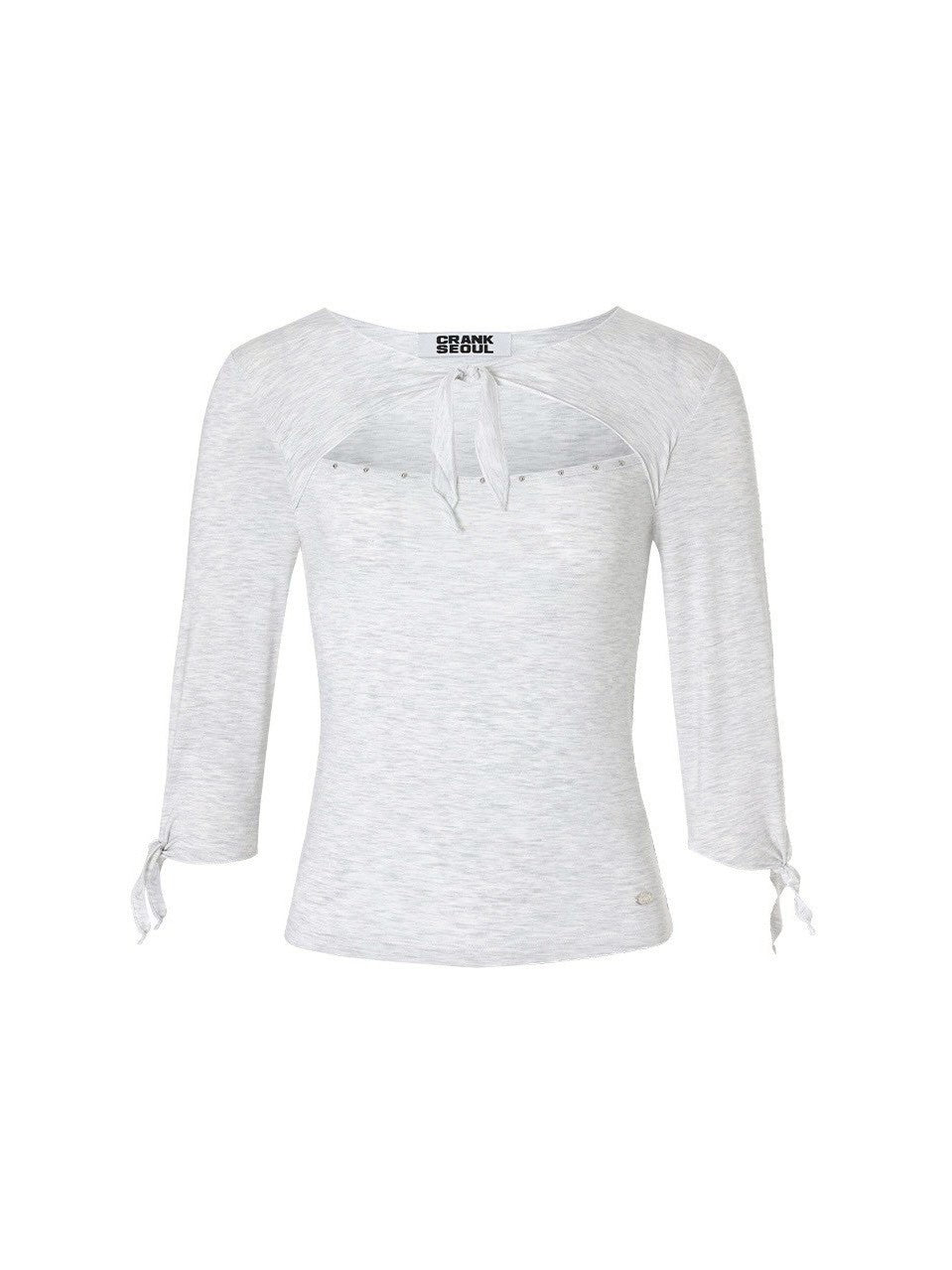 【CRANK】STUD TIE TOP