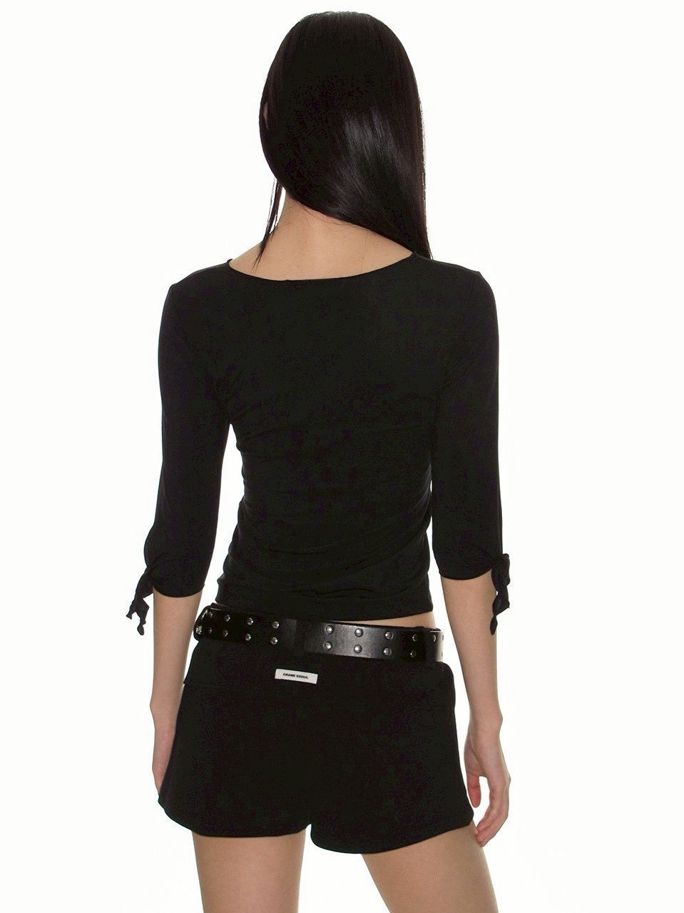 【CRANK】STUD TIE TOP