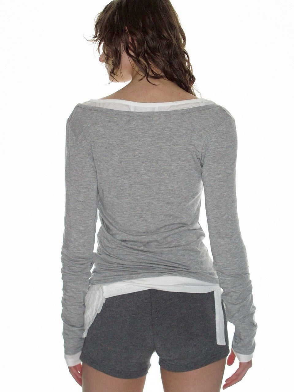 【CRANK】BASIC HENLEY NECK TOP