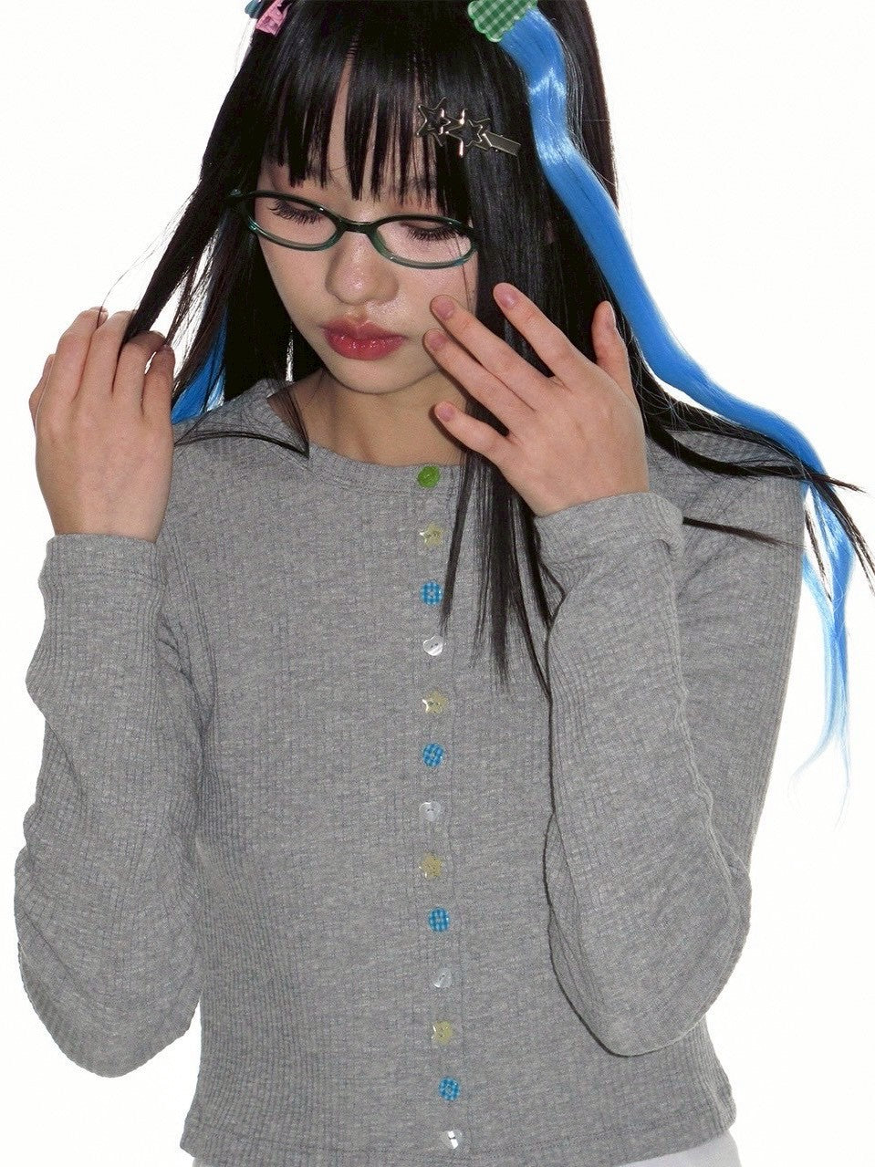 【CRANK】MULTI BUTTON CARDIGAN