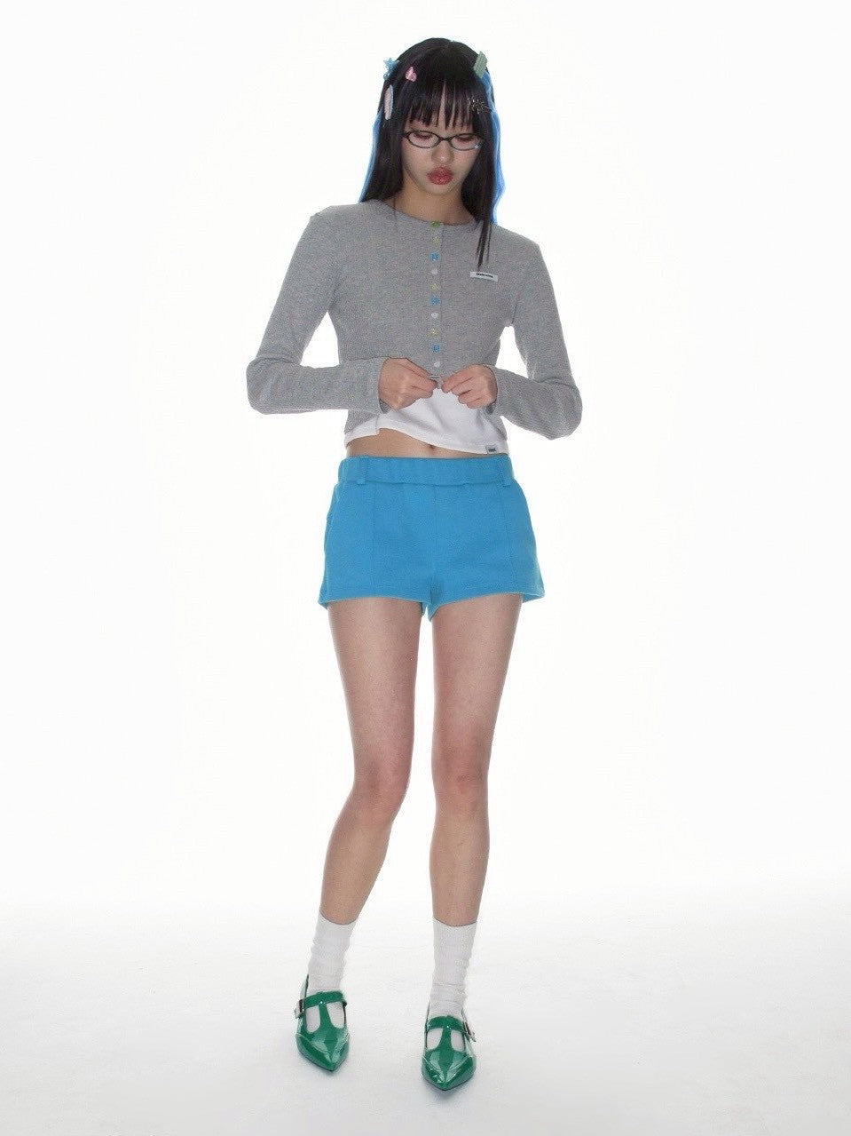 【CRANK】MULTI BUTTON CARDIGAN