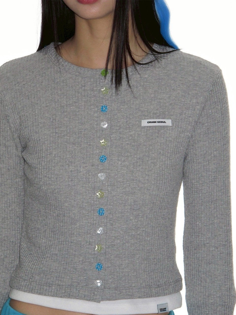 【CRANK】MULTI BUTTON CARDIGAN