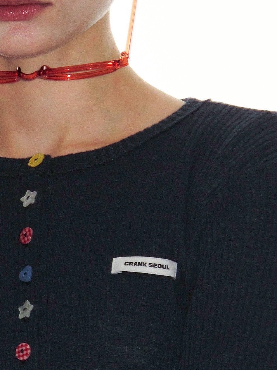 【CRANK】MULTI BUTTON CARDIGAN