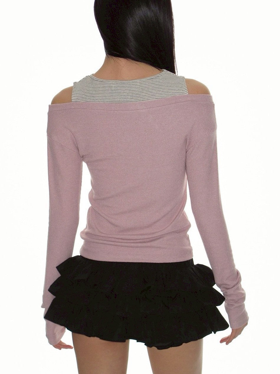 【CRANK】TIERED MICRO SKIRT PANTS