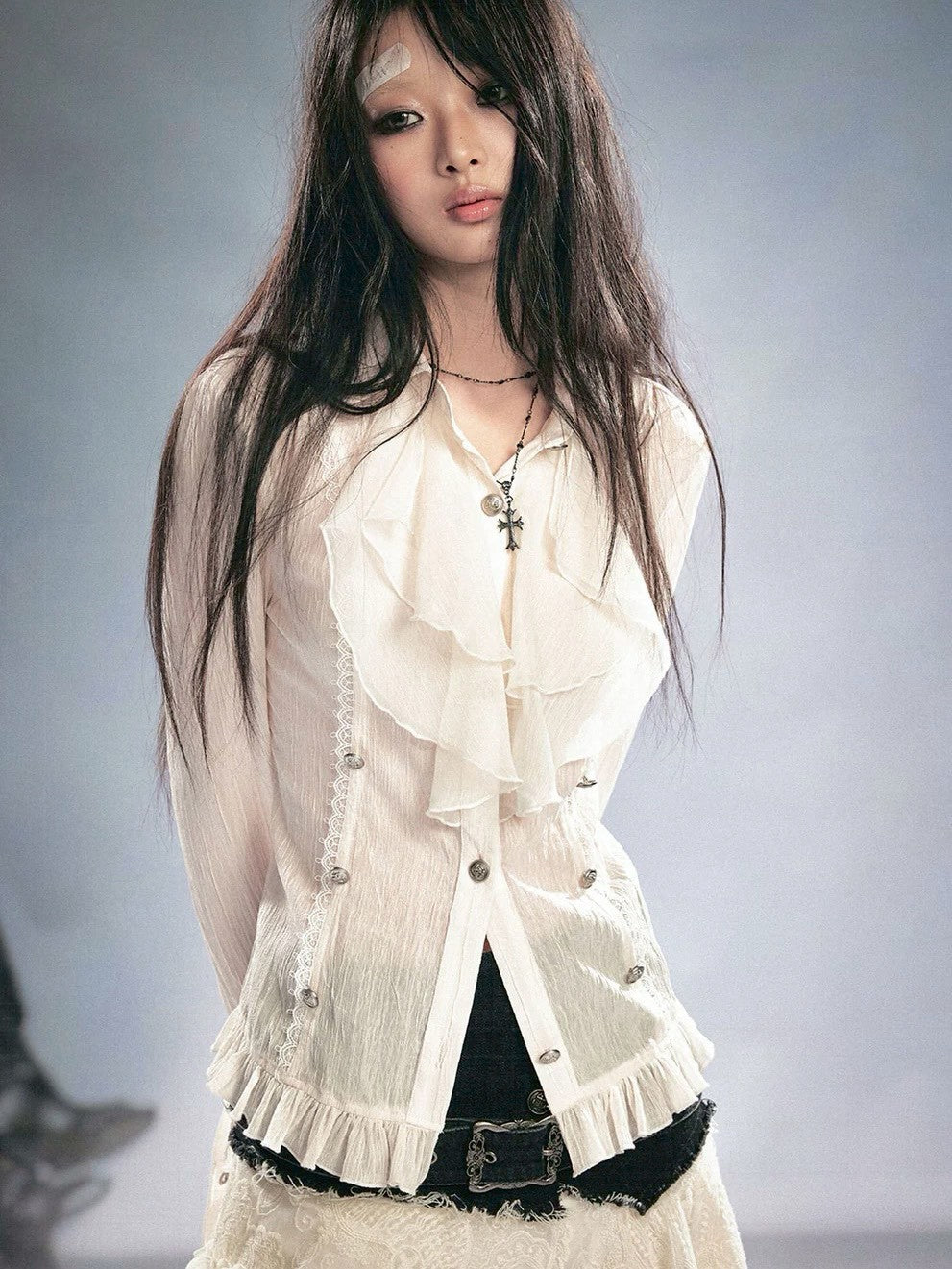 【Cest Nous】Ruffle Blouse