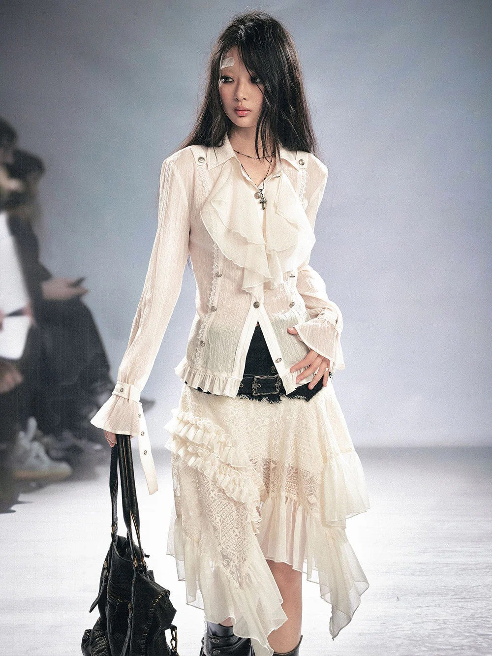 【Cest Nous】Ruffle Blouse