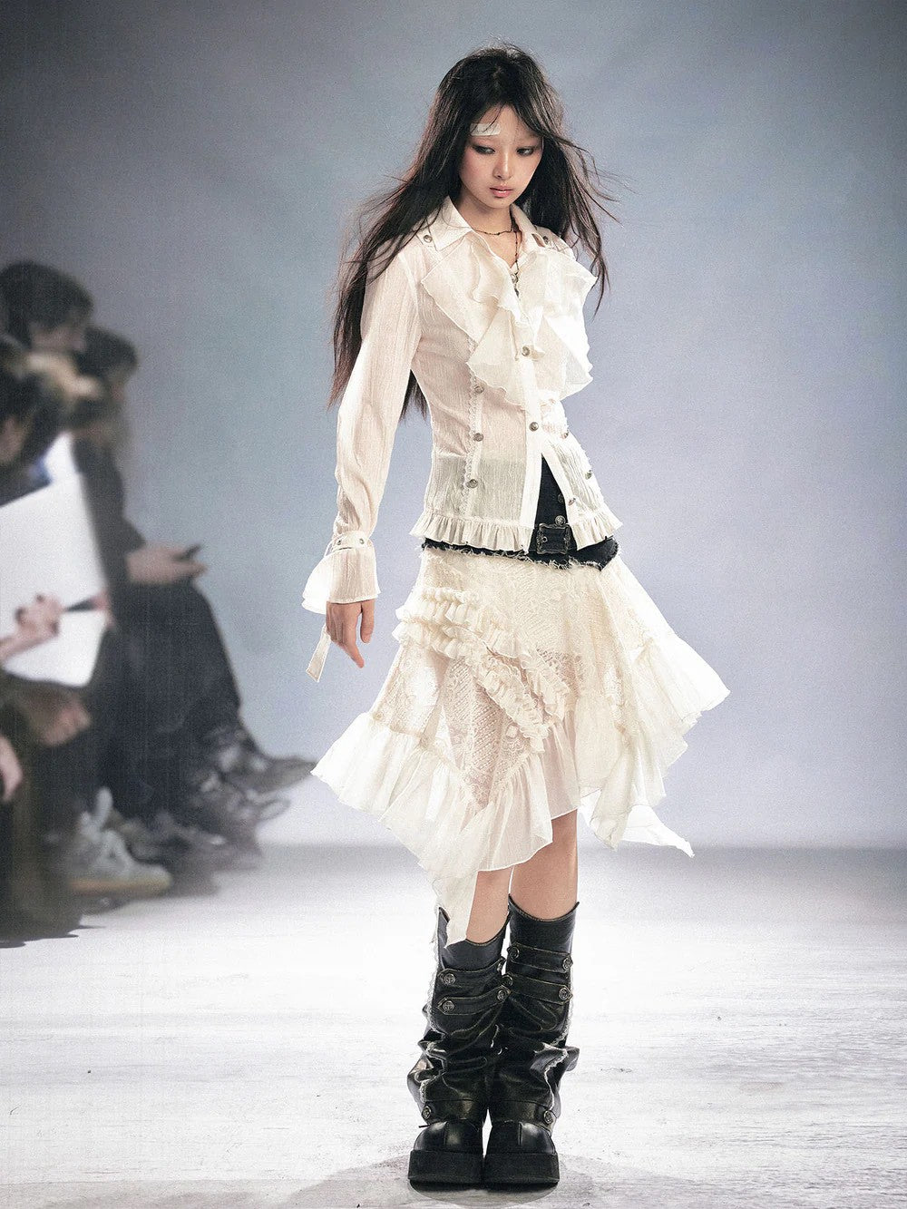 【Cest Nous】Ruffle Blouse
