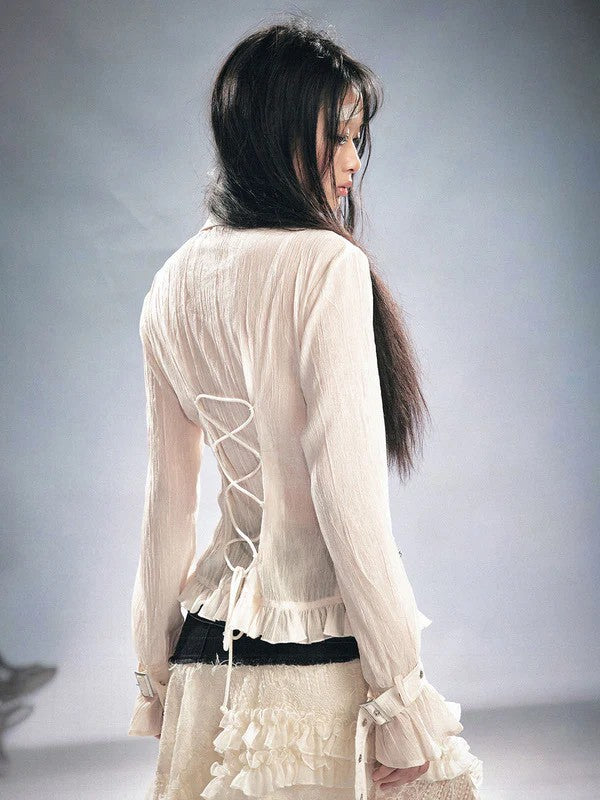 【Cest Nous】Ruffle Blouse