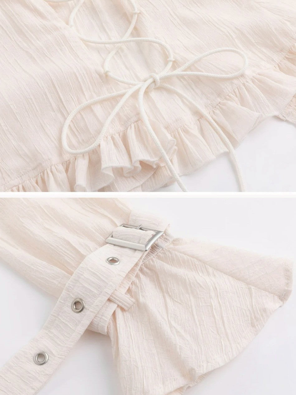 【Cest Nous】Ruffle Blouse