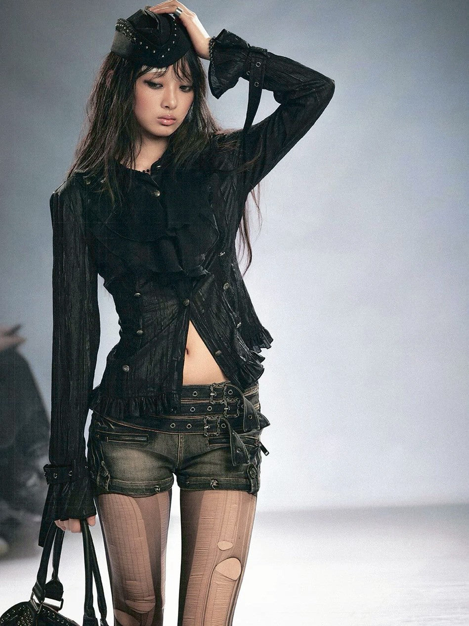 【Cest Nous】Ruffle Blouse