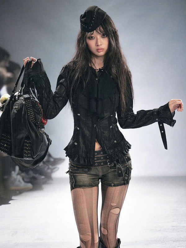 【Cest Nous】Ruffle Blouse