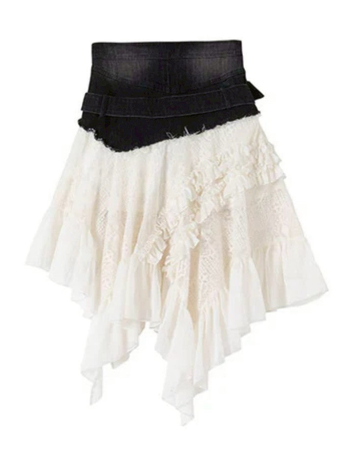【Cest Nous】Lace Midi Skirt
