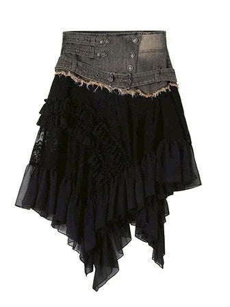 【Cest Nous】Lace Midi Skirt