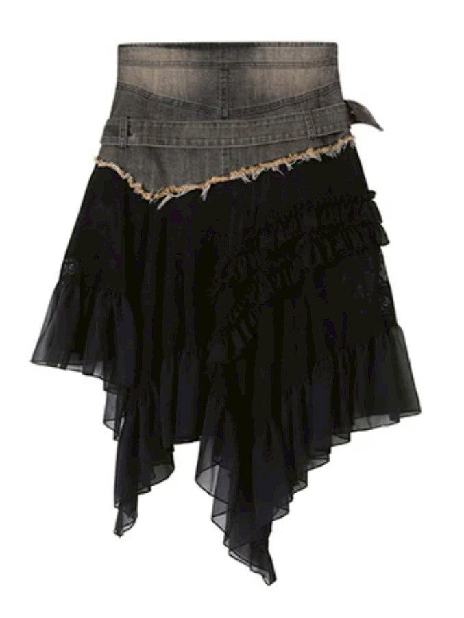 【Cest Nous】Lace Midi Skirt