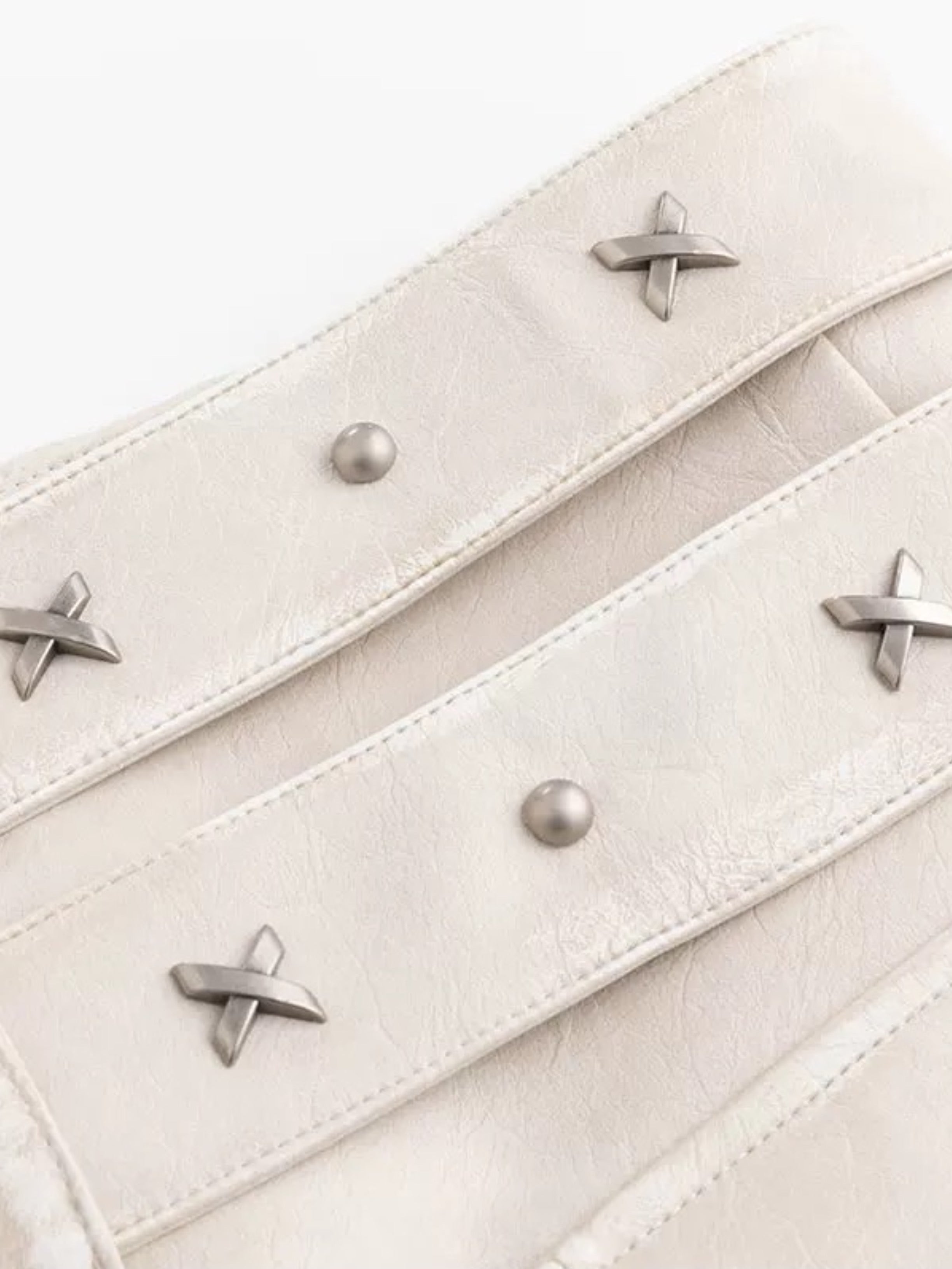 【Cest Nous】Anchor Leather 
Belt