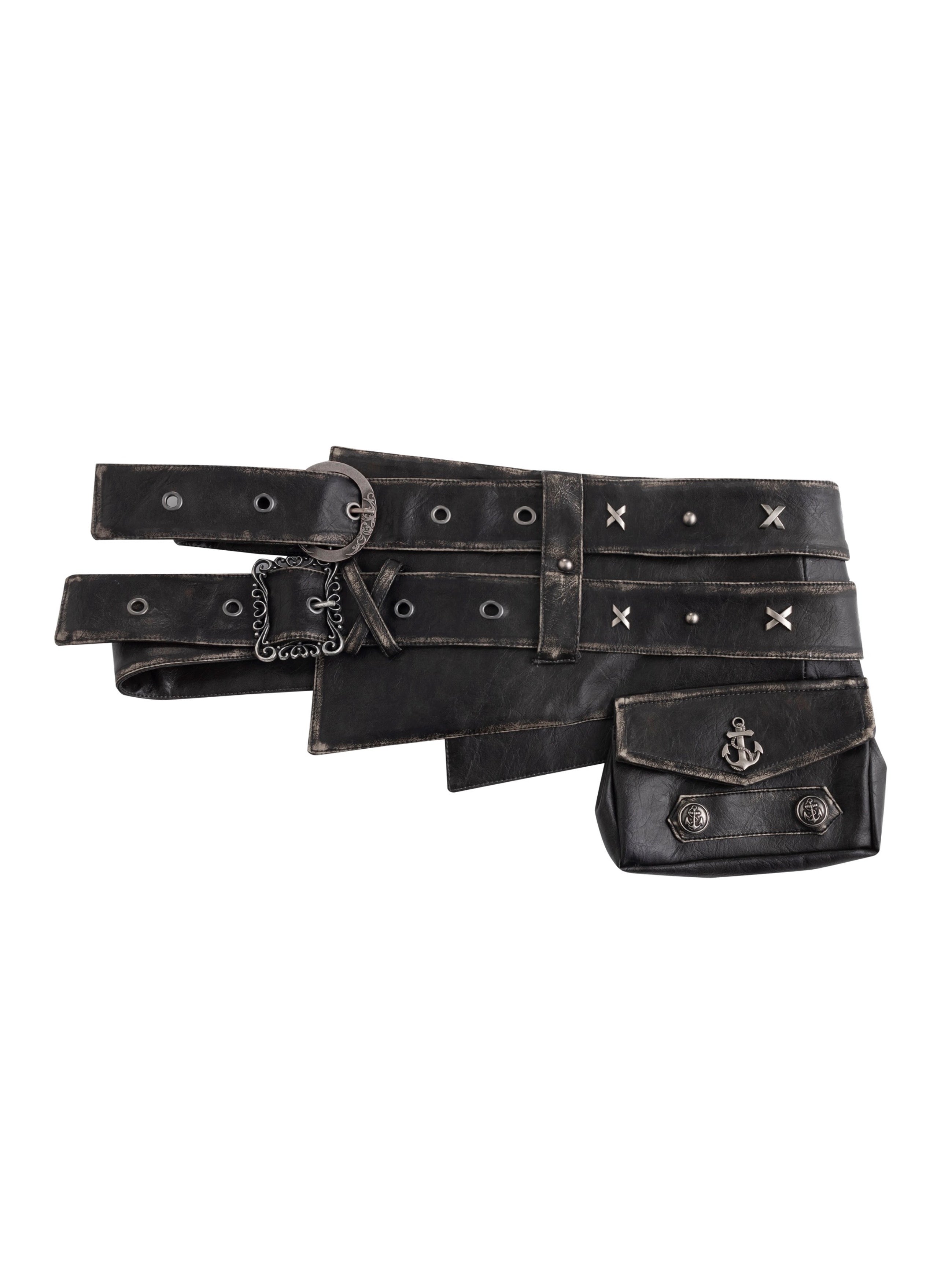 【Cest Nous】Anchor Leather 
Belt