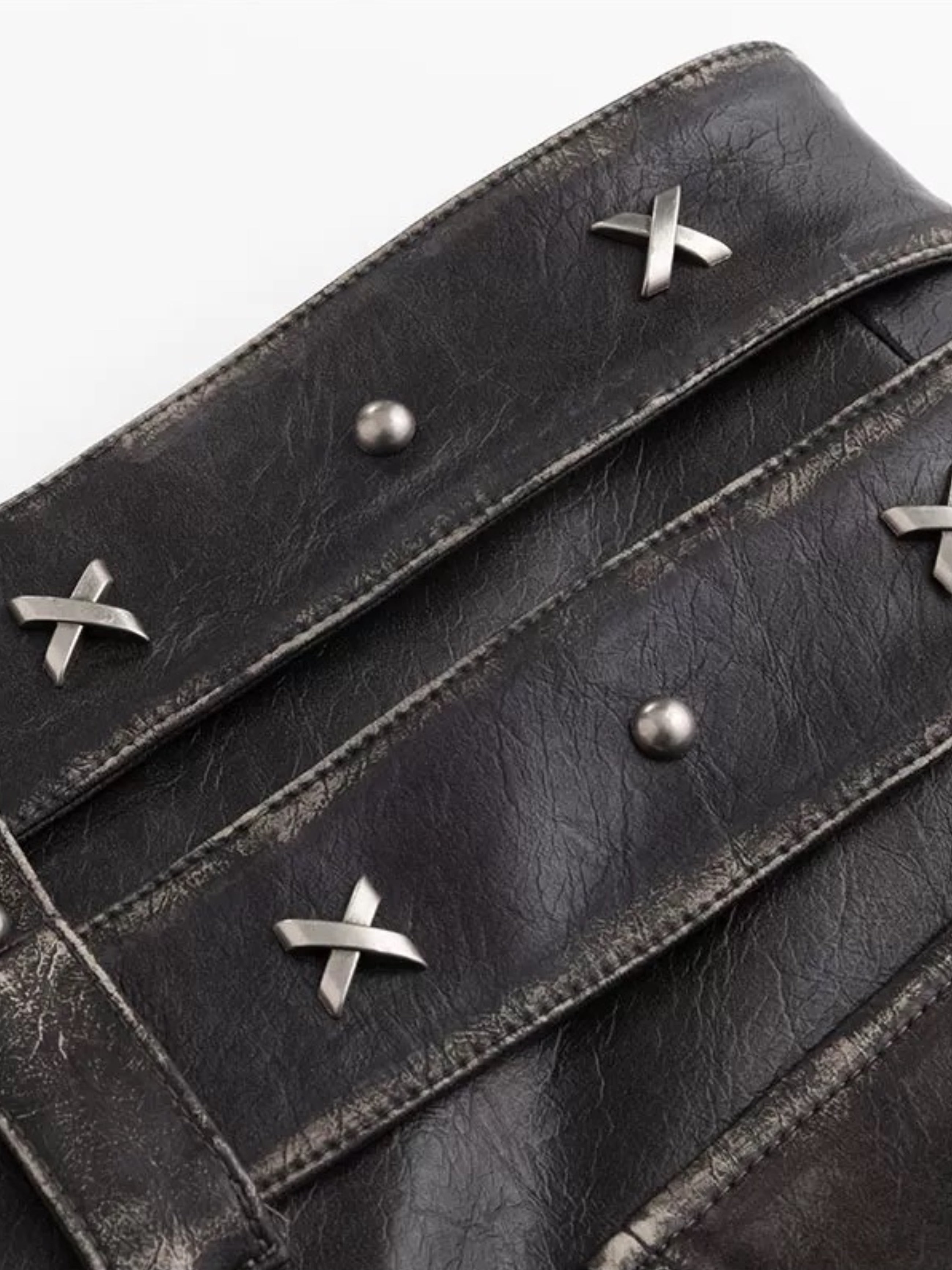 【Cest Nous】Anchor Leather 
Belt