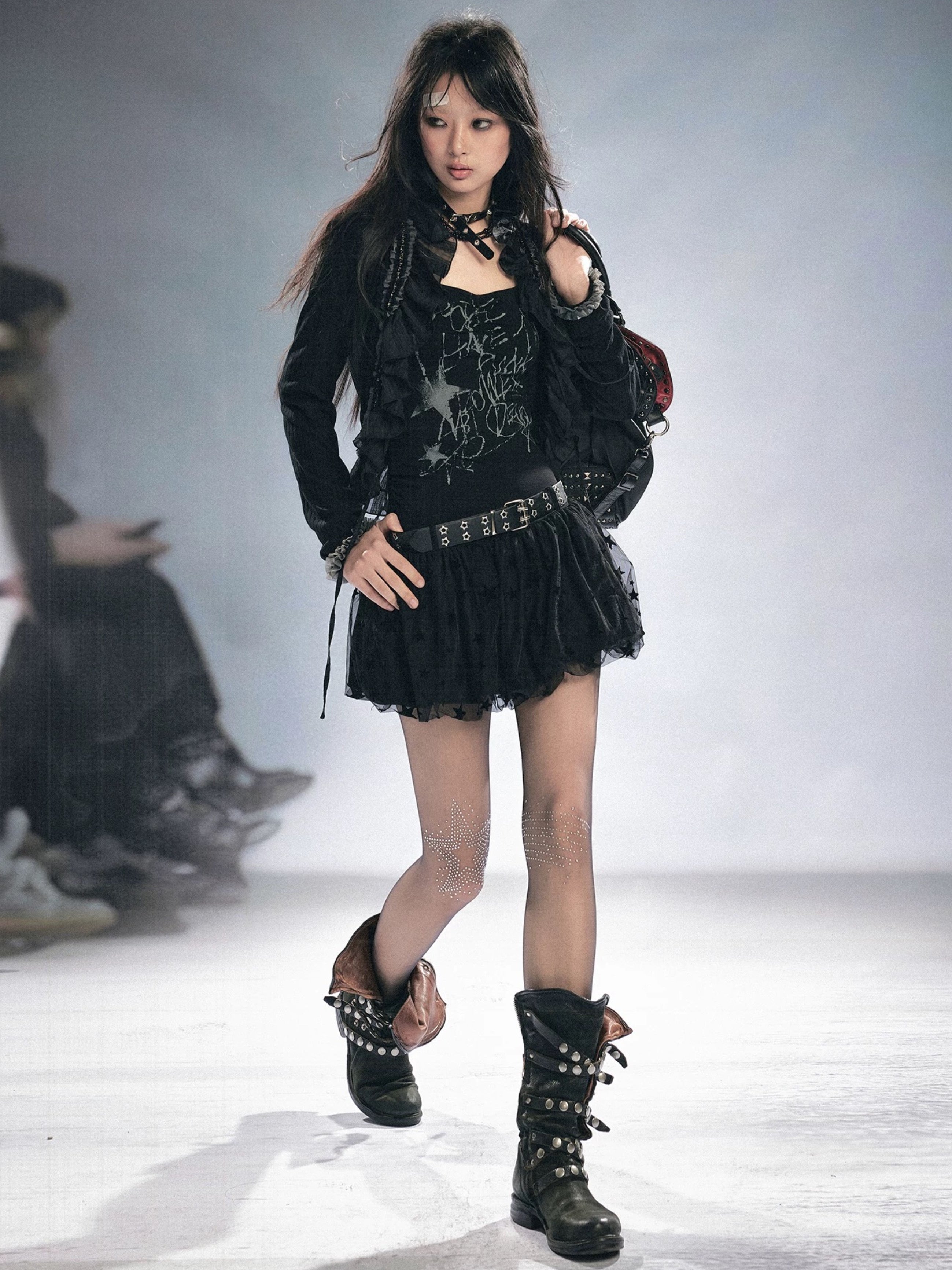 【Cest Nous】Graffiti Star Dress