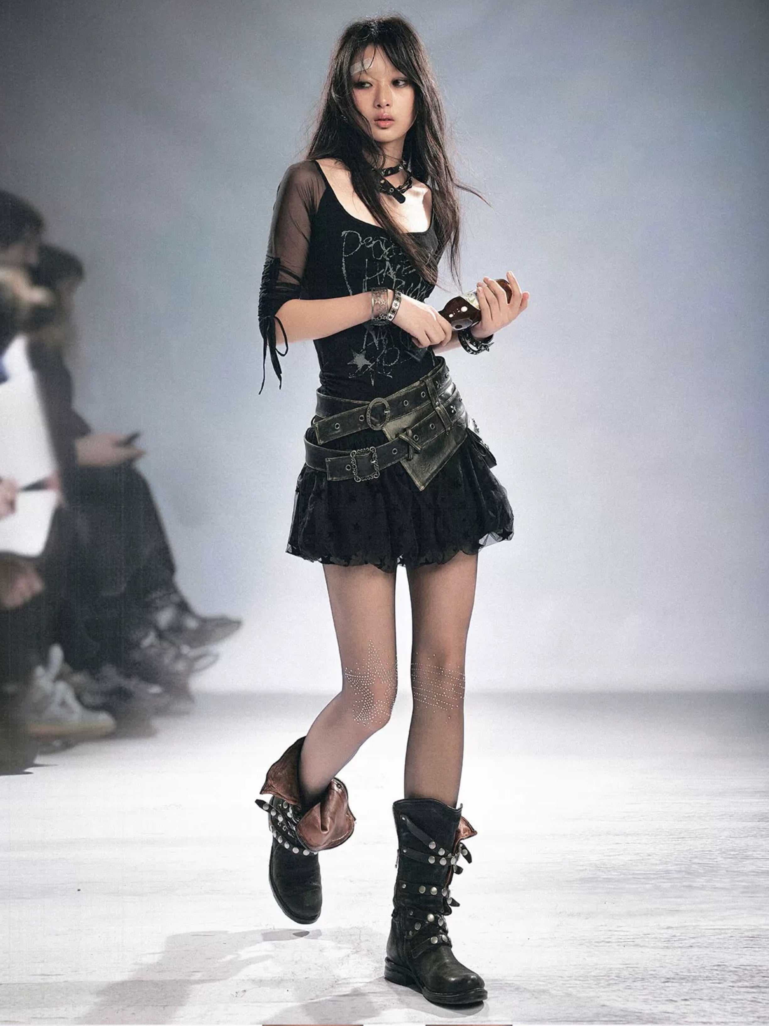 【Cest Nous】Graffiti Star Dress