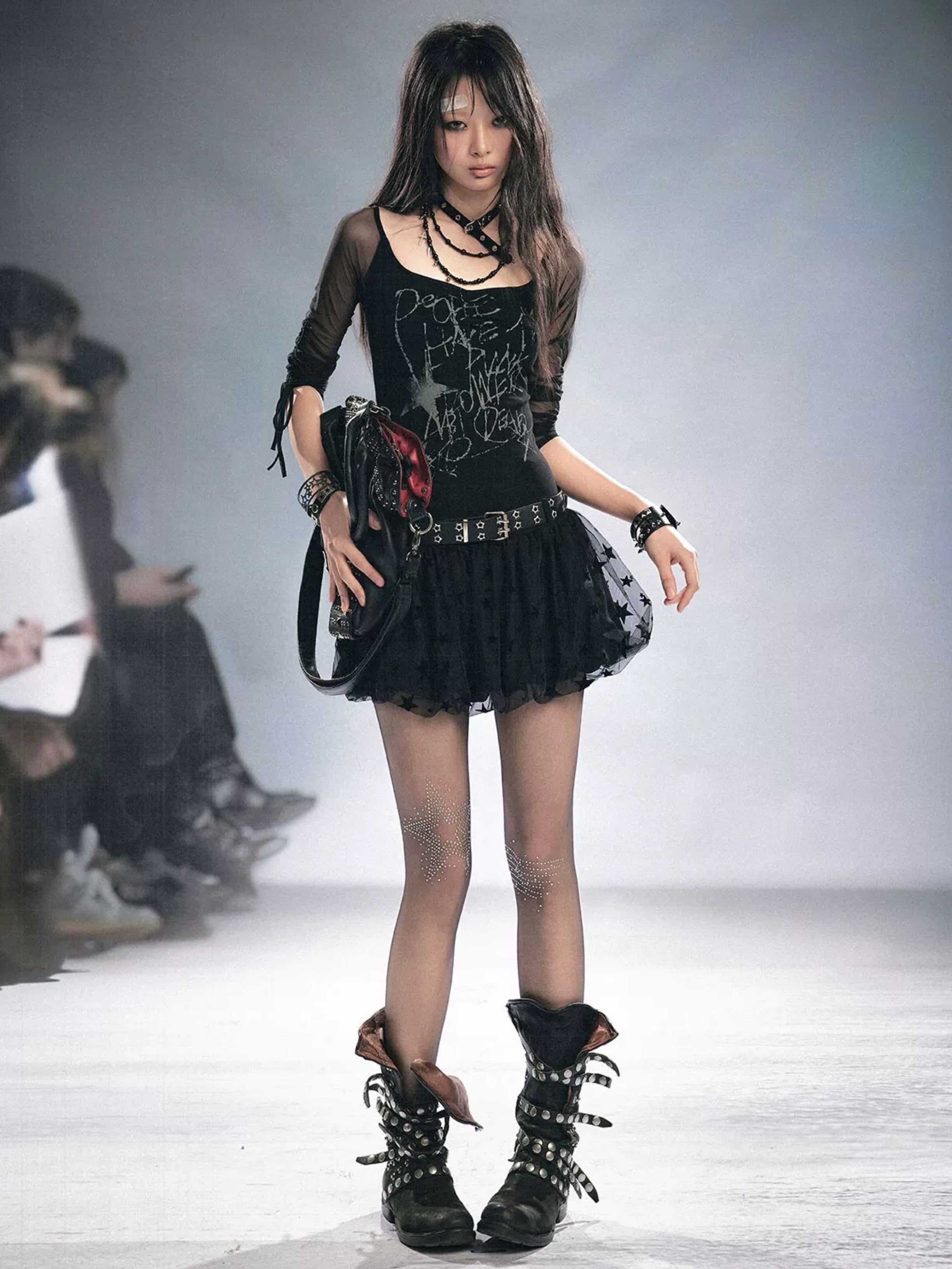 【Cest Nous】Graffiti Star Dress