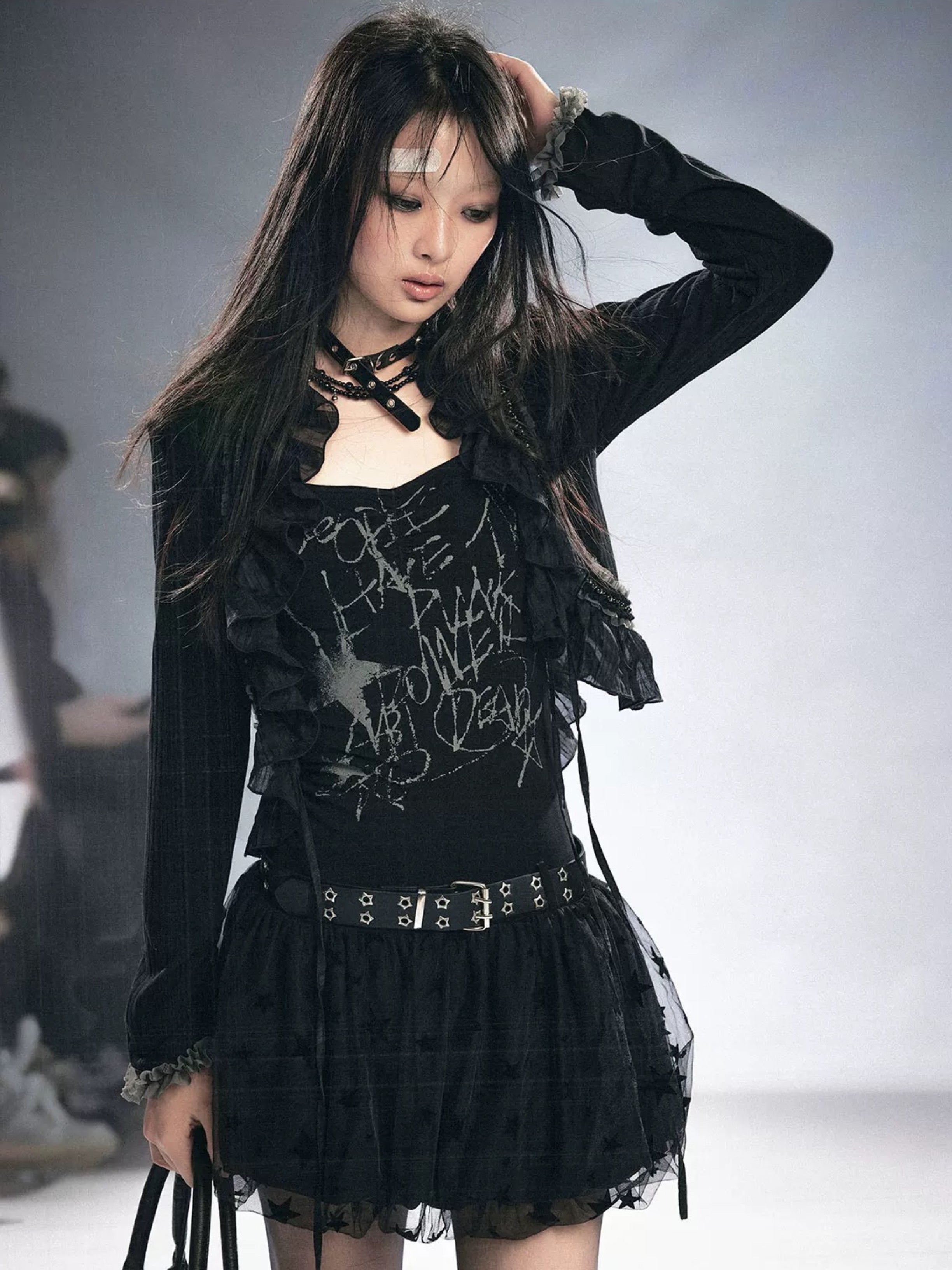 【Cest Nous】Graffiti Star Dress