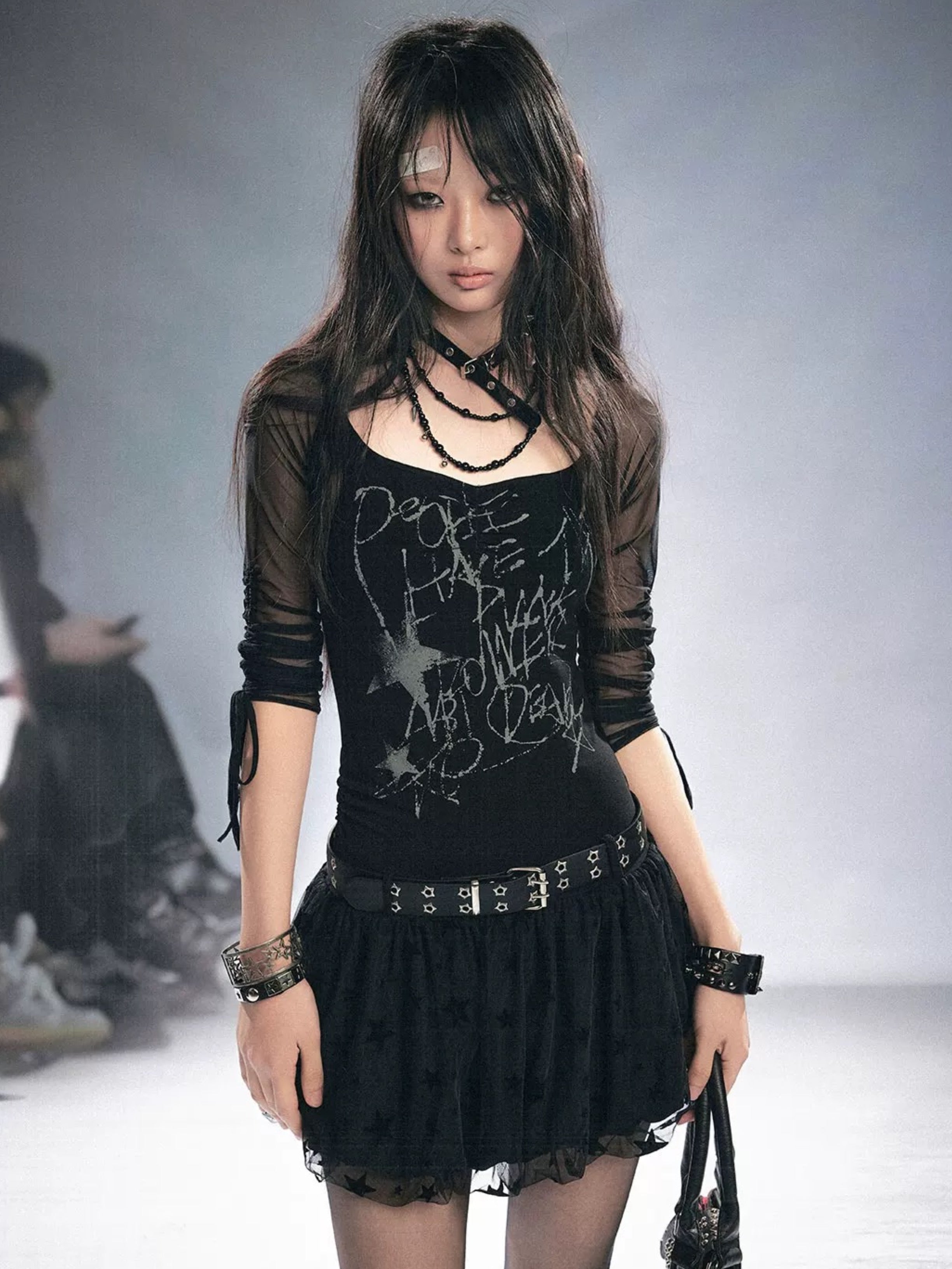 【Cest Nous】Graffiti Star Dress