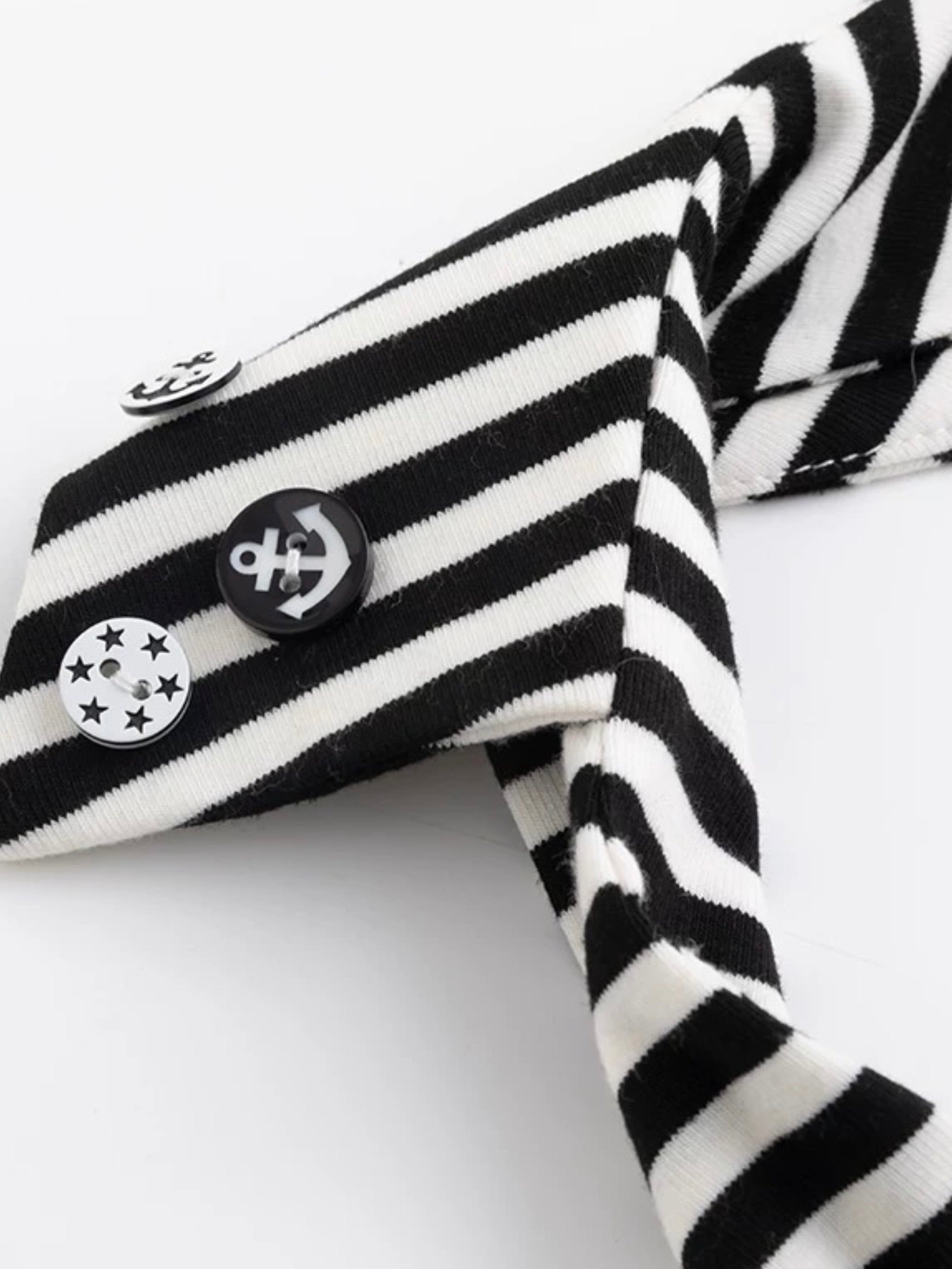 【Cest Nous】Striped Button 
Tank Top