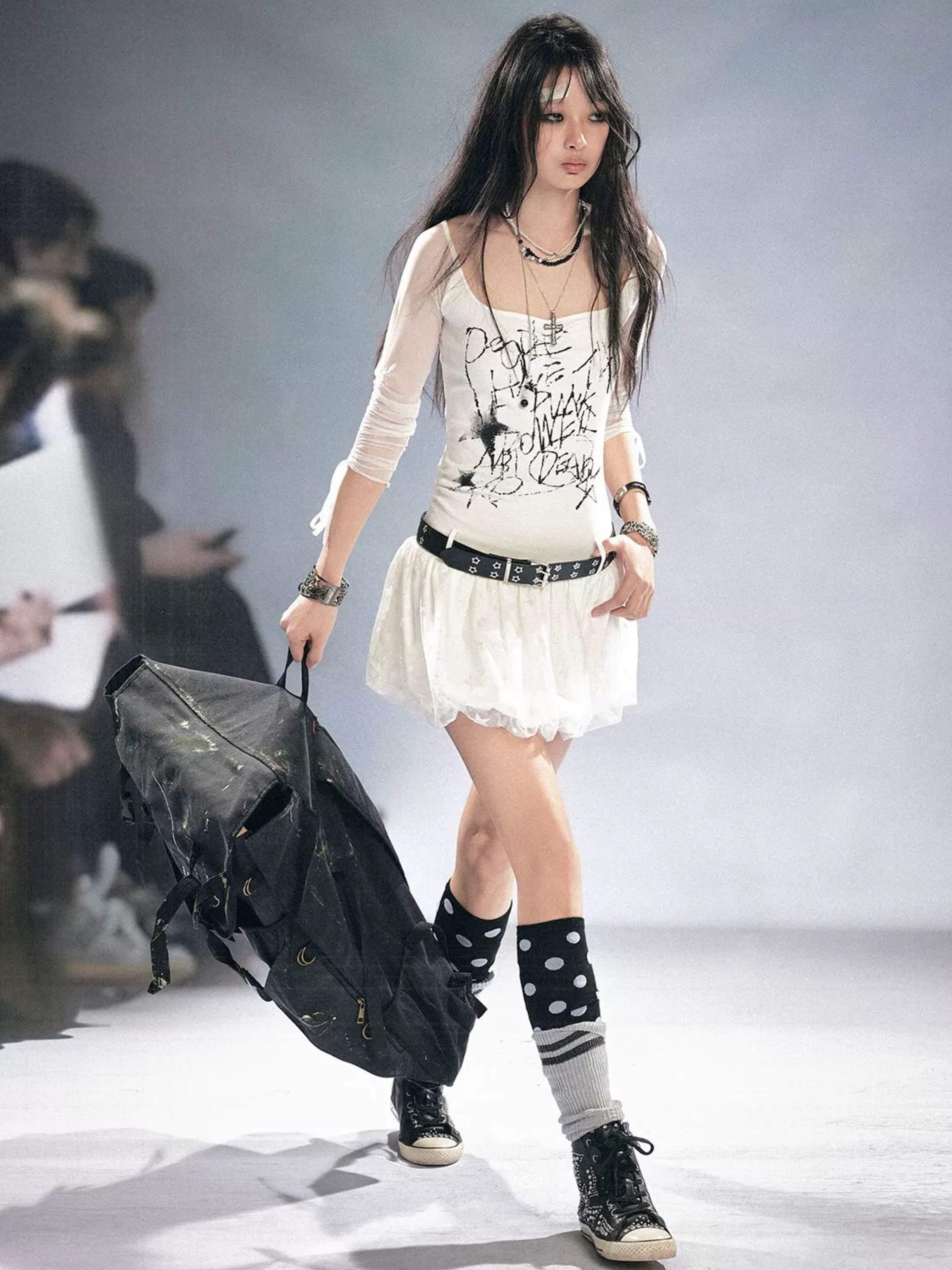 【Cest Nous】Graffiti Star Dress