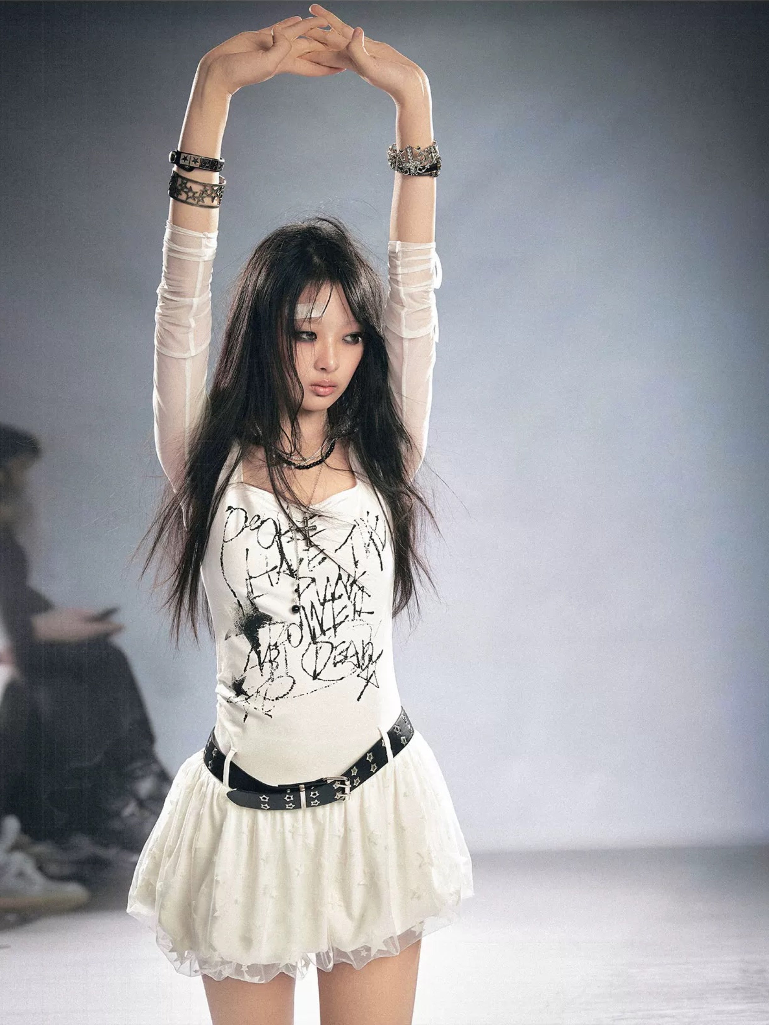 【Cest Nous】Graffiti Star Dress