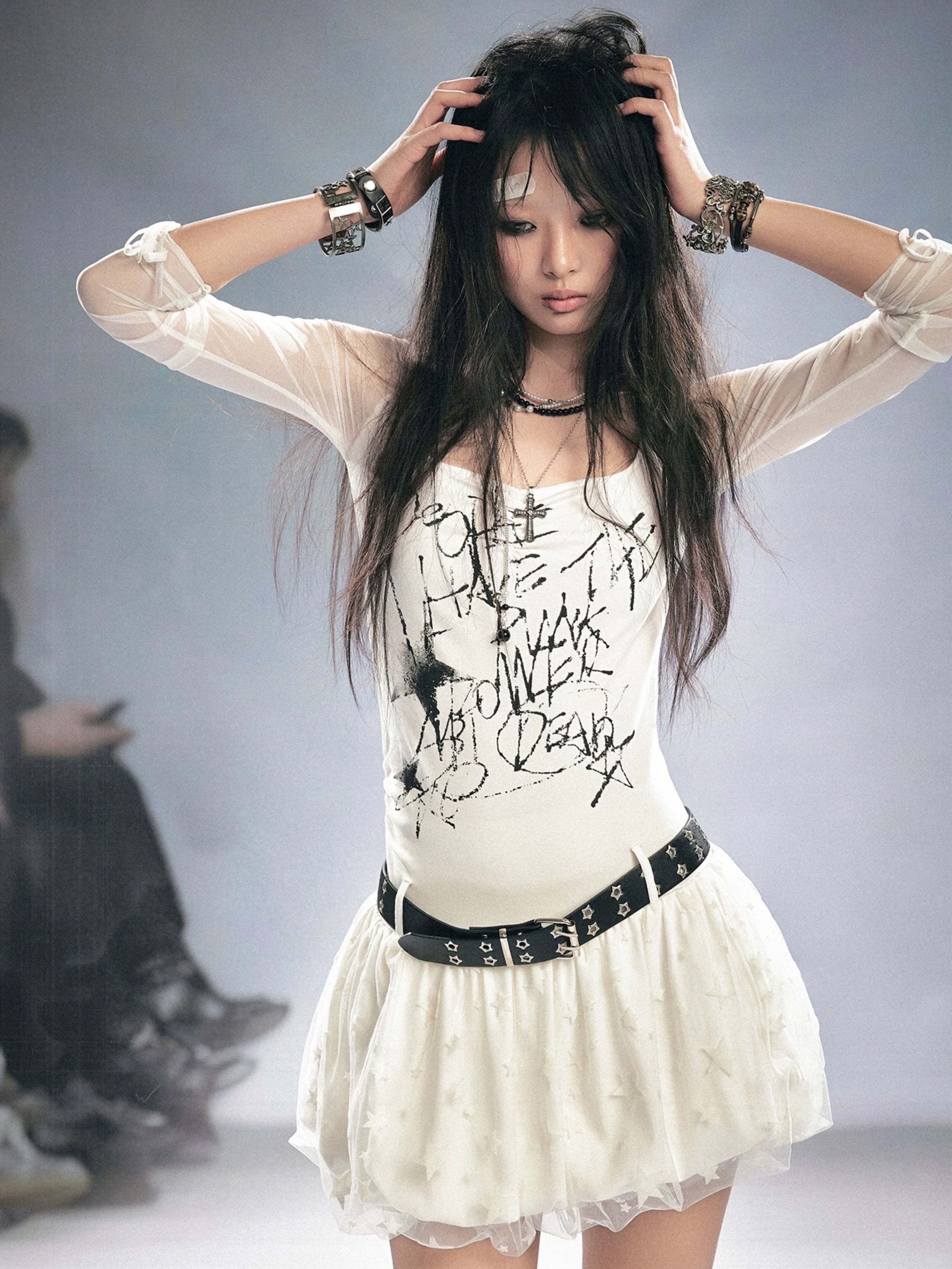 【Cest Nous】Graffiti Star Dress