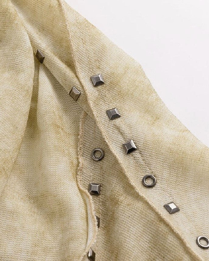 【Cest Nous】Draped Neck 
Rivet Cami Top
