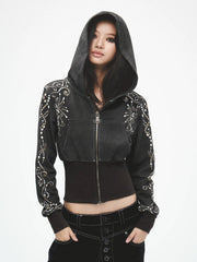 【DND4DES】Gemstone Thread Slim Fit Sweatshirt