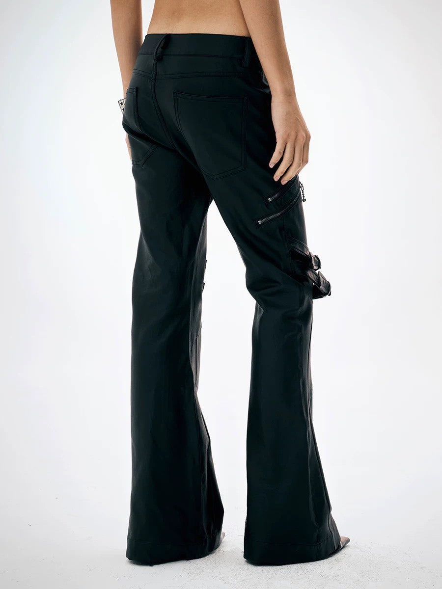 【DND4DES】Waxed Lace-Up Pants
