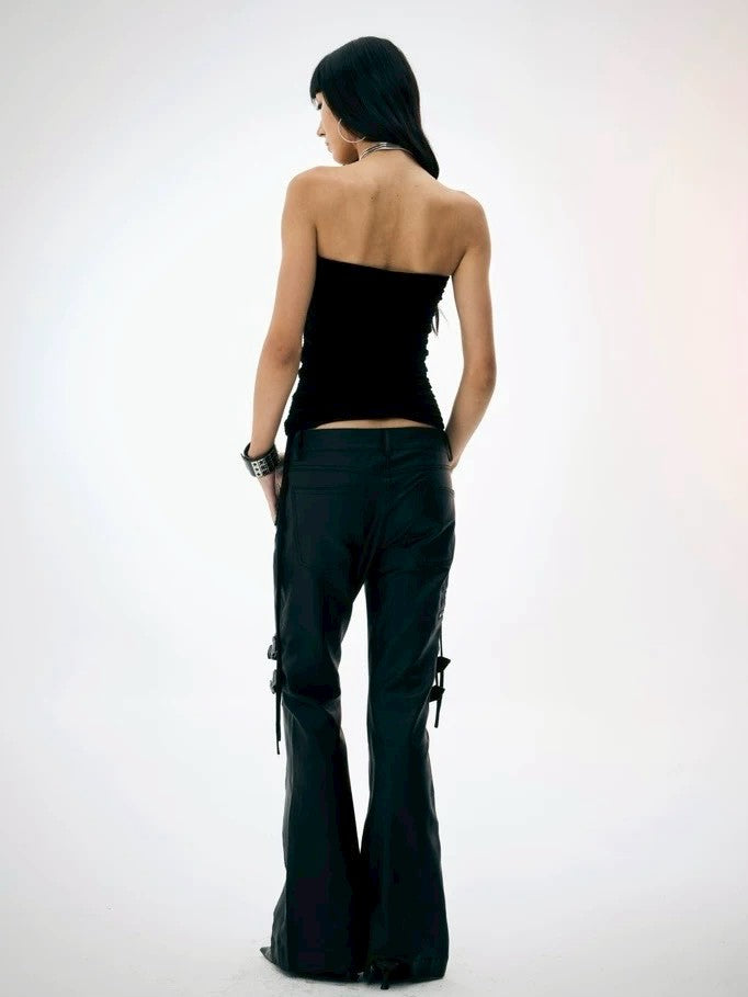 【DND4DES】Waxed Lace-Up Pants