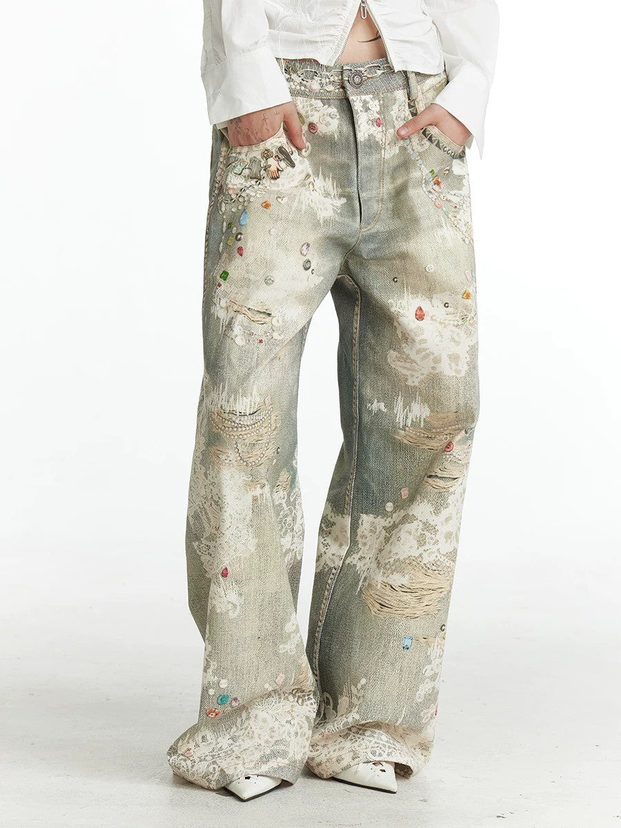 【DND4DES】All-Over Lace Pants
