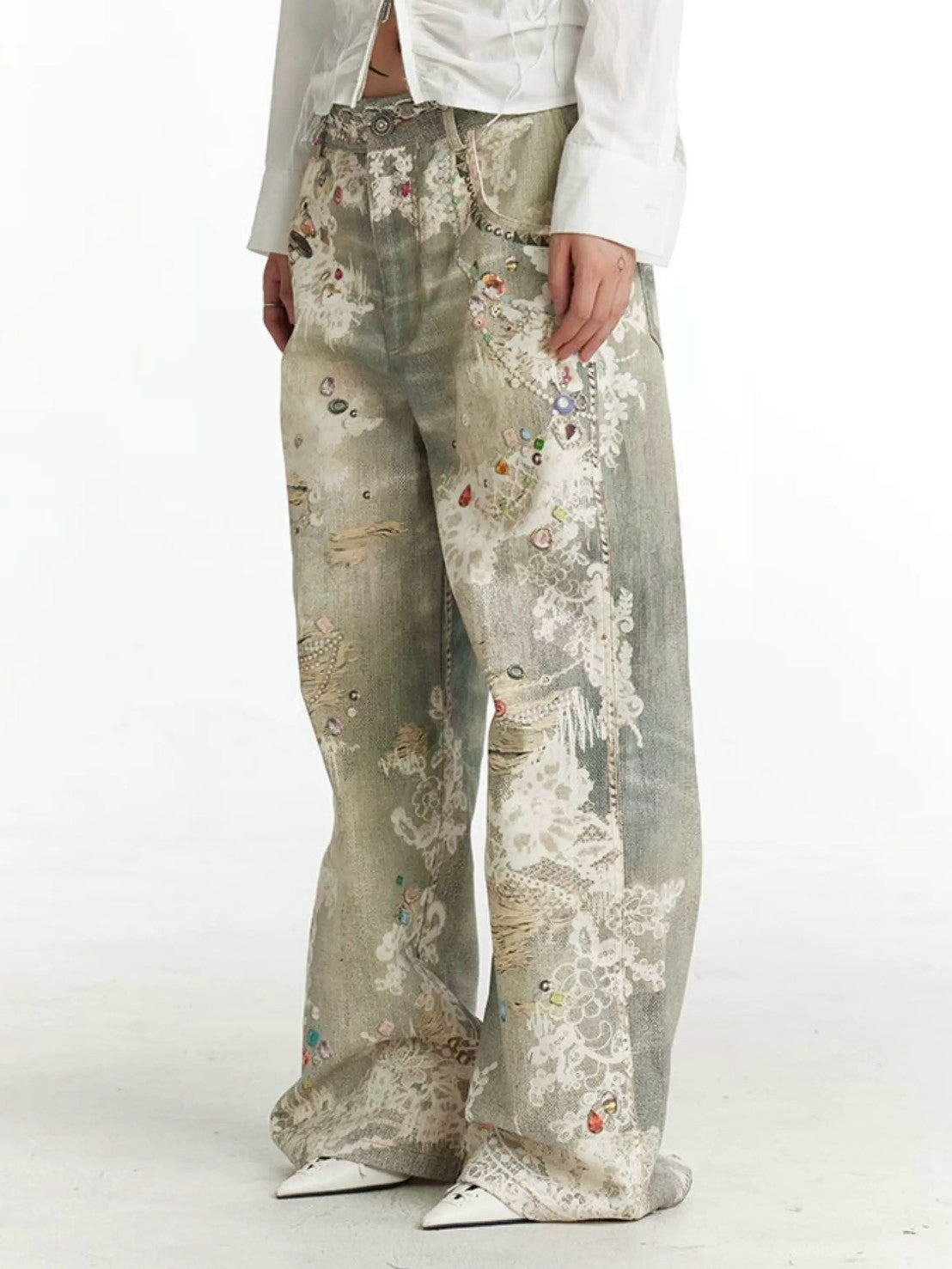 【DND4DES】All-Over Lace Pants