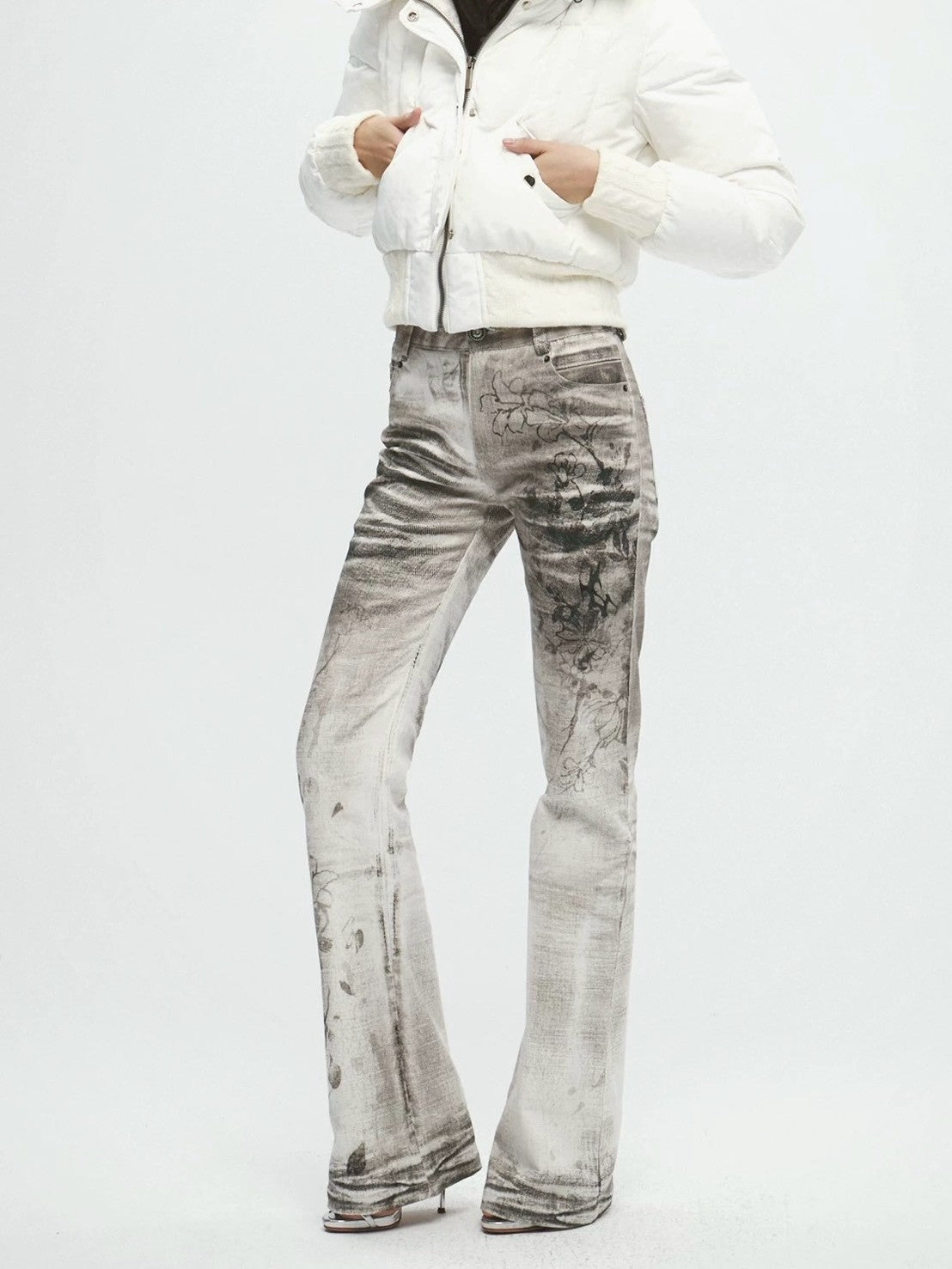【DND4DES】Ink Wash Painting All-Over Denim